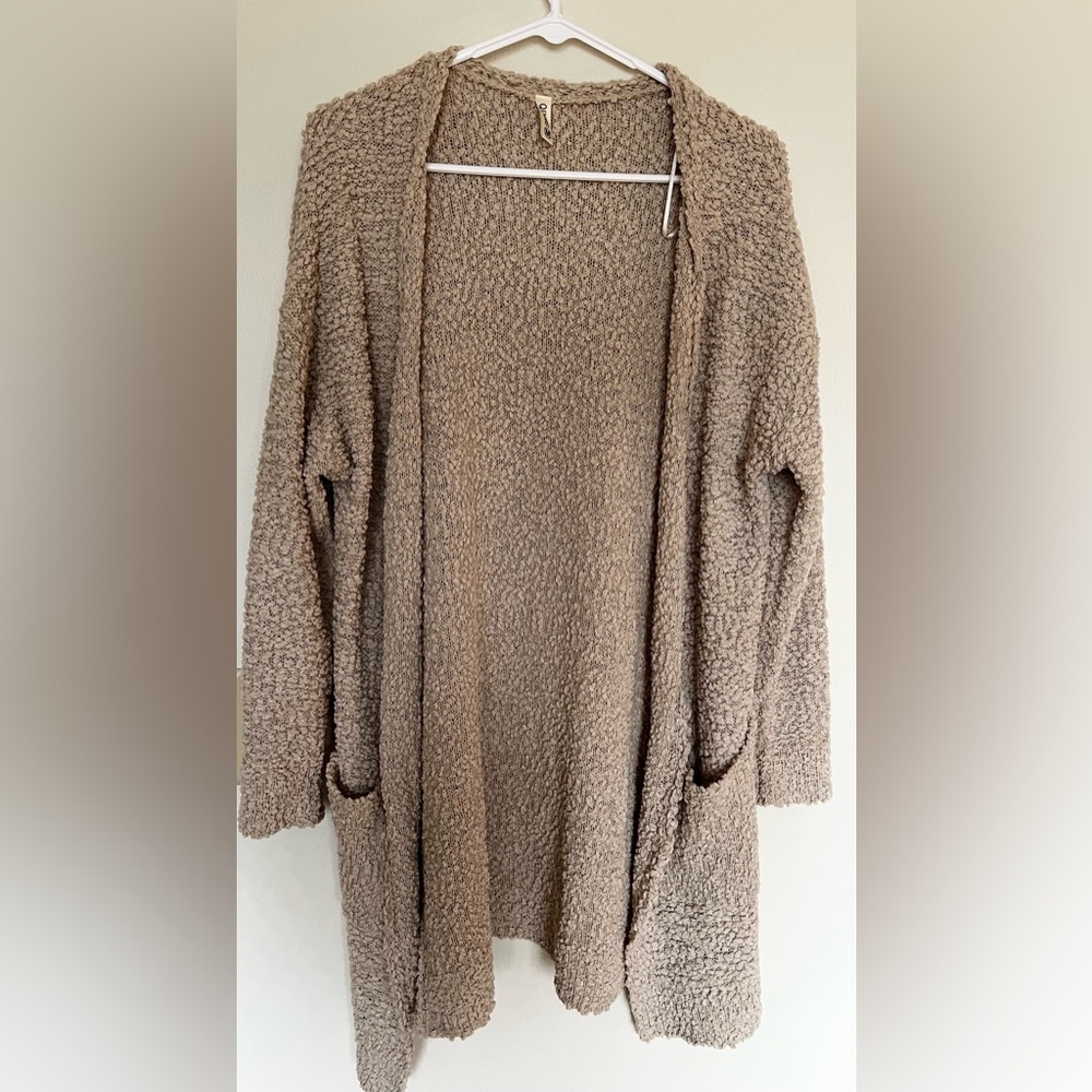 Cozy, Tan Cardigan